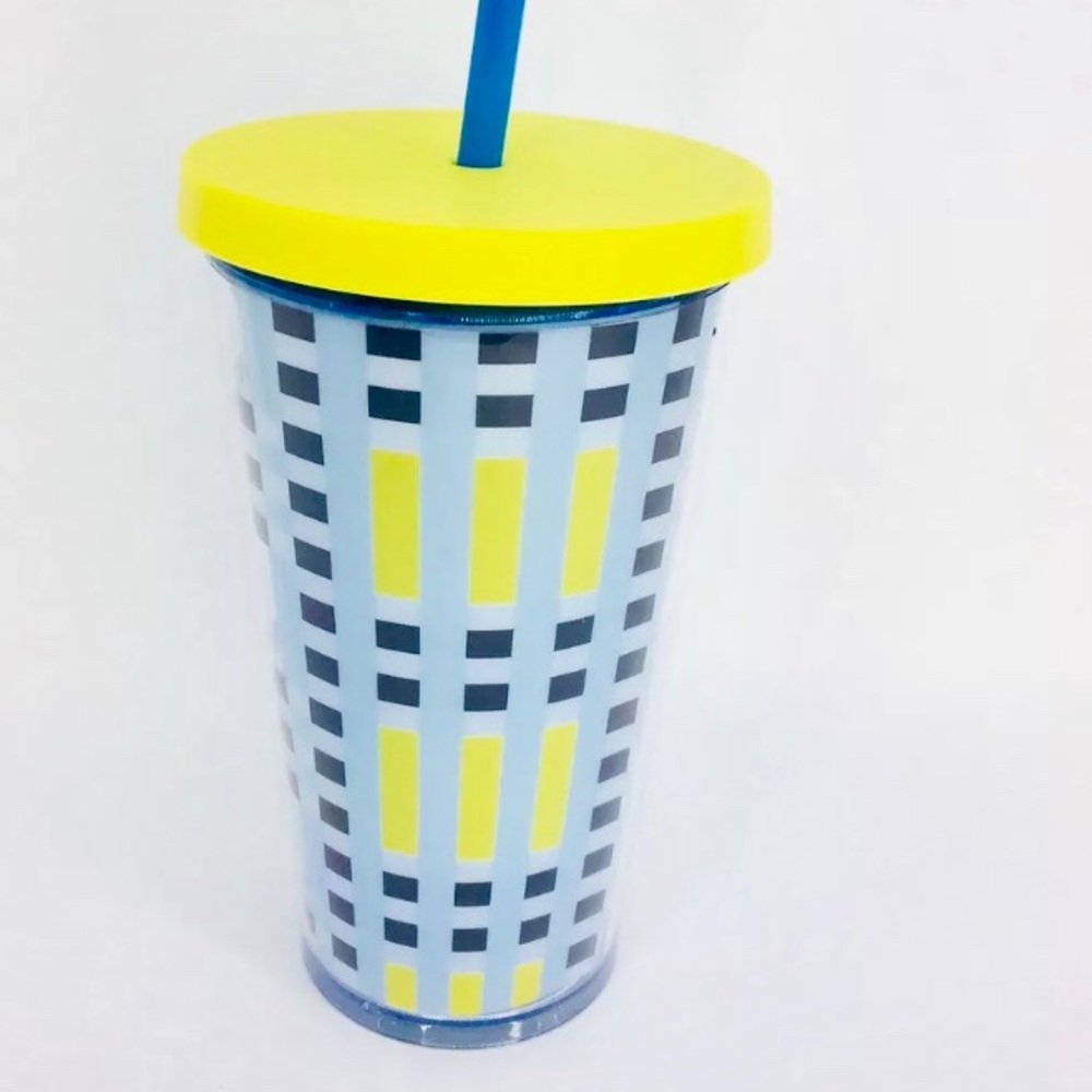 Starbucks Blue & Yellow Cold Cup - Picture 3 of 4